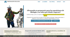 Desktop Screenshot of preparadorbiologia.com